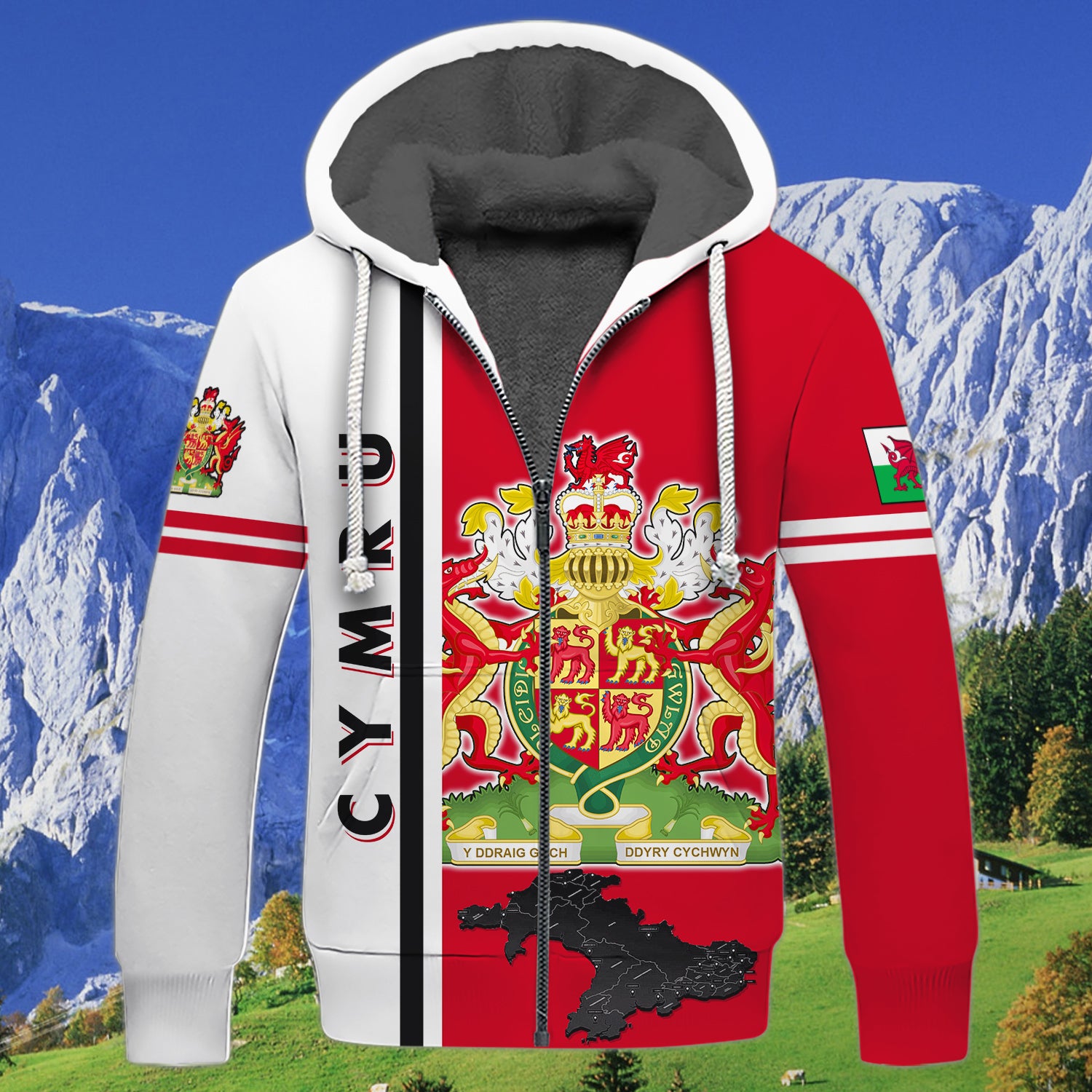 Cymru - 3D Full Print - 1386