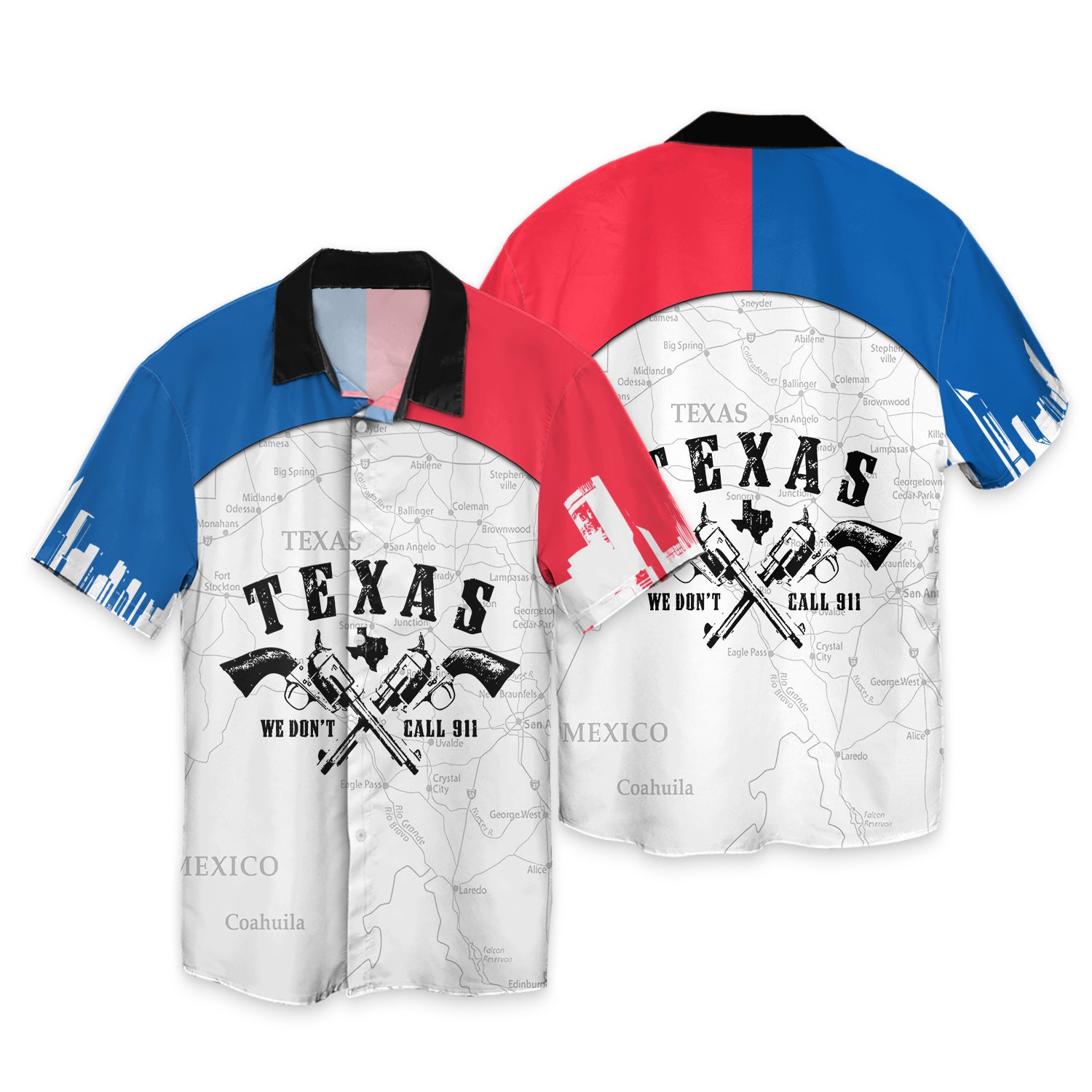 Texas We Don't Call 911 3D Full Print Hdmt