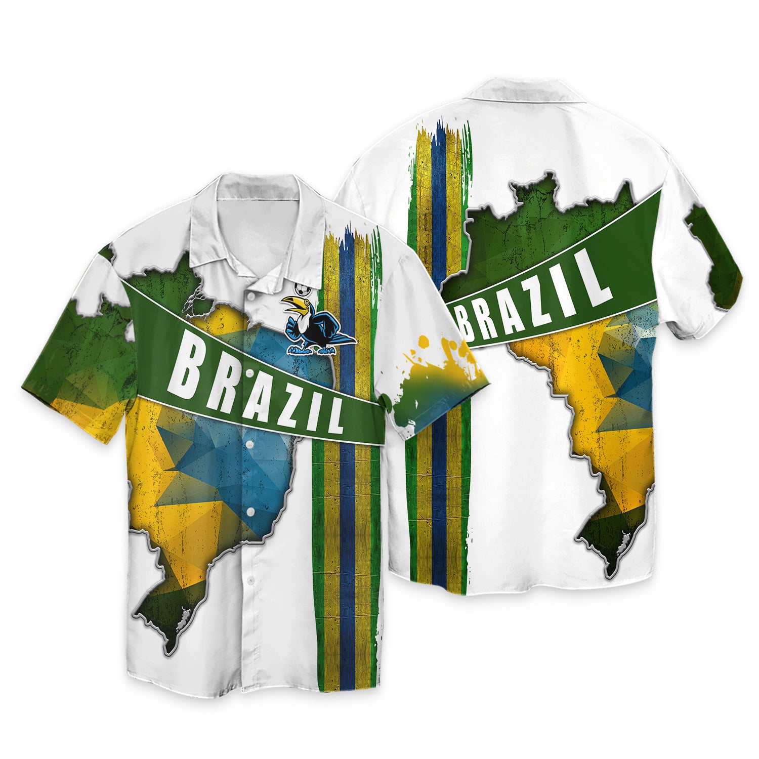 Brazil Fans Toucan Design Shirt 3D Tshirt For The Brazil Fans