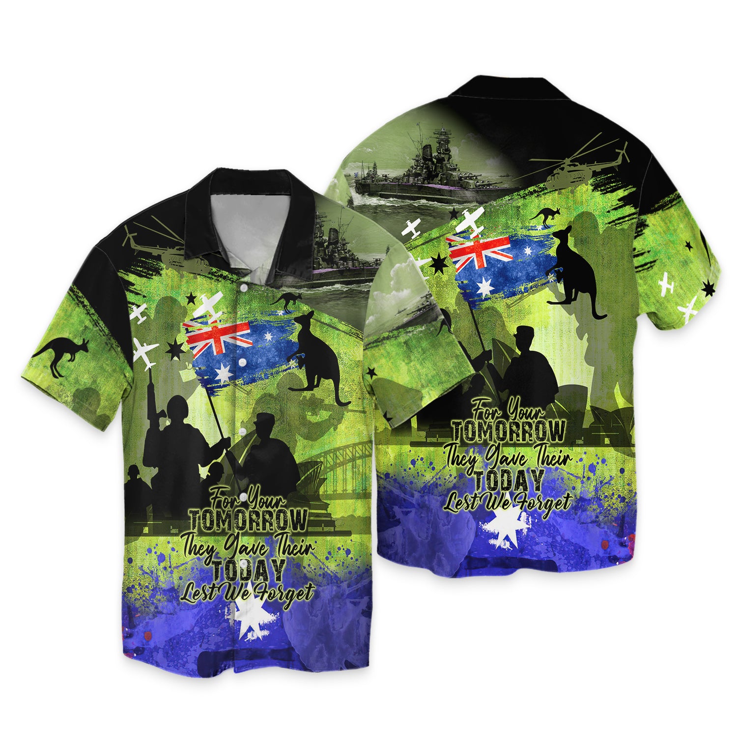 Anzac Day 25th April, Lest We Forget - 3D Full Print - Nsd99