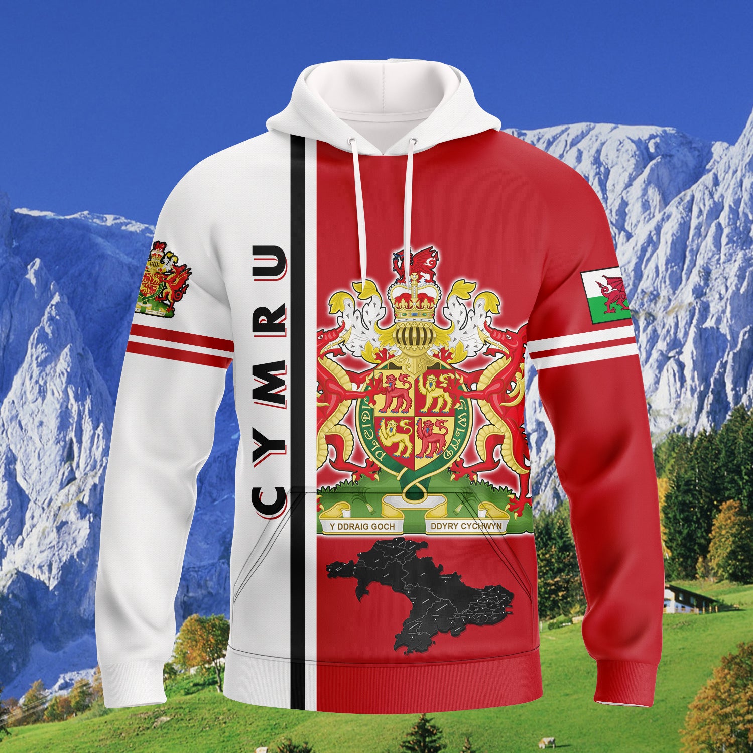 Cymru - 3D Full Print - 1386