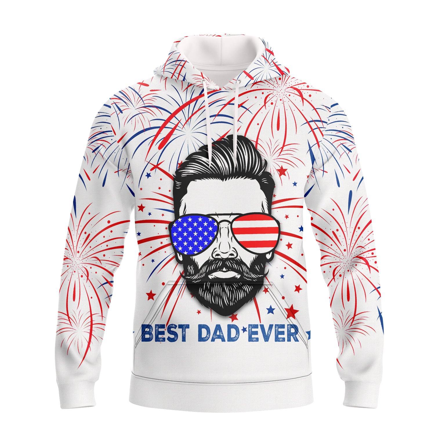 Independence Day Is Coming - Best Dad Ever Full Print