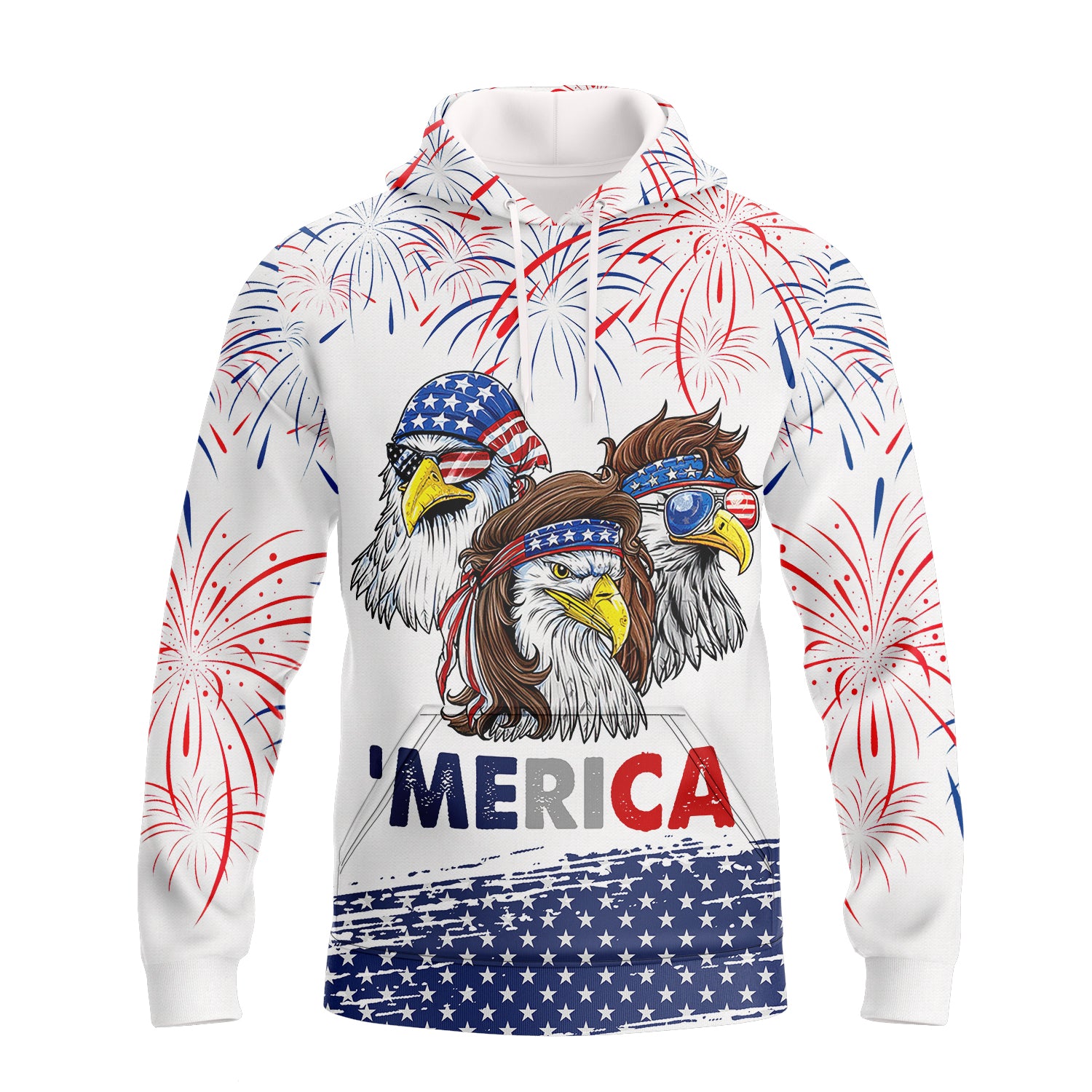 Eagle American Hawaiian Shirt - Independence Day Is Coming - 3D Full Print