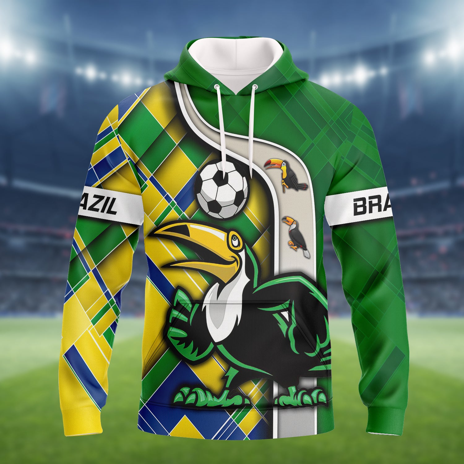 Brazil Fans Toucan Design Shirt 3D Tshirt For The Brazil Fans