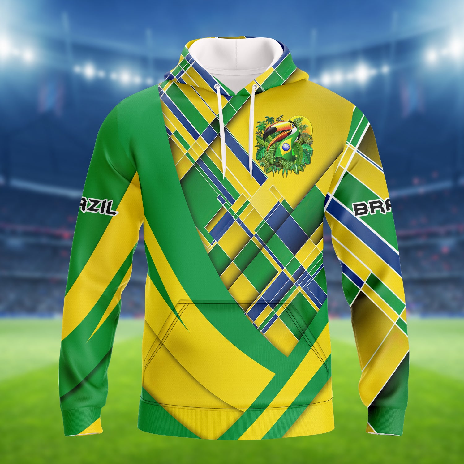 Brazil Fans Toucan Design Shirt 3D Tshirt For The Brazil Fans
