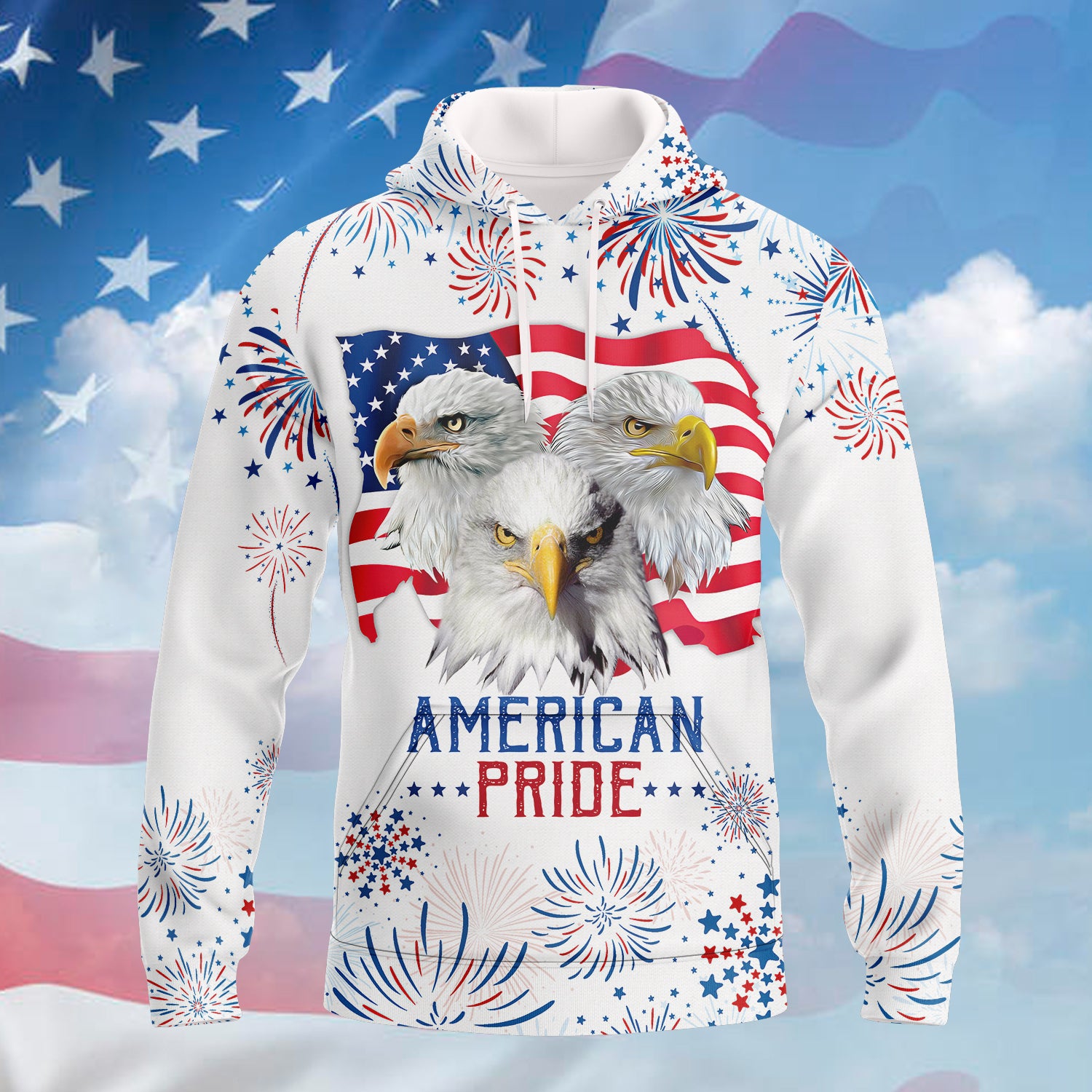 Eagle American Pride - Independence Day Is Coming - 3D Full Print Tad 494