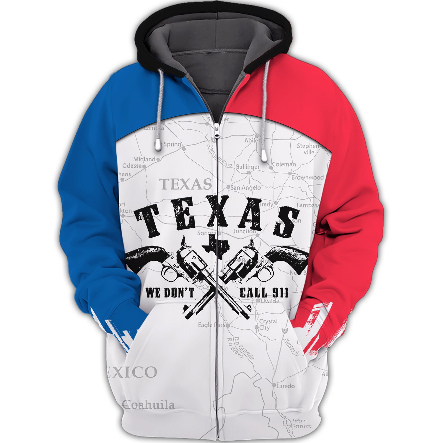 Texas We Don't Call 911 3D Full Print Hdmt