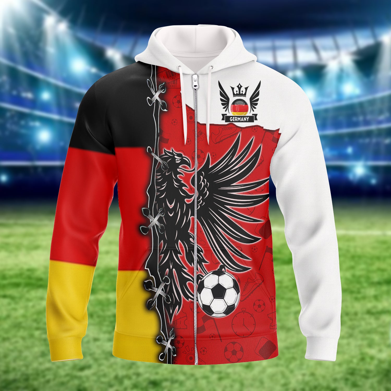 Germany Football Fans Graphic Design 3D Printed Tshirt For The Germany Fans