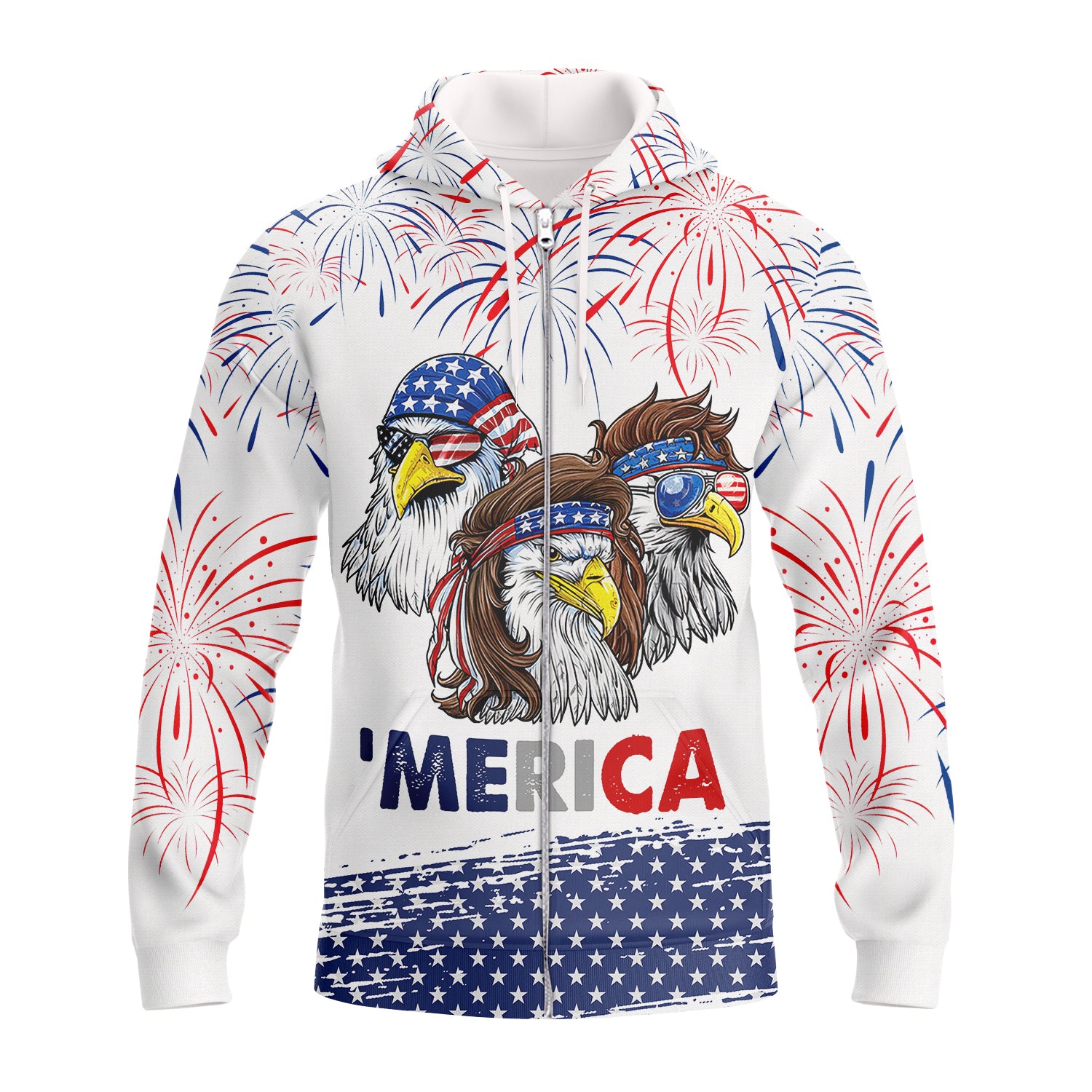 Eagle American Hawaiian Shirt - Independence Day Is Coming - 3D Full Print