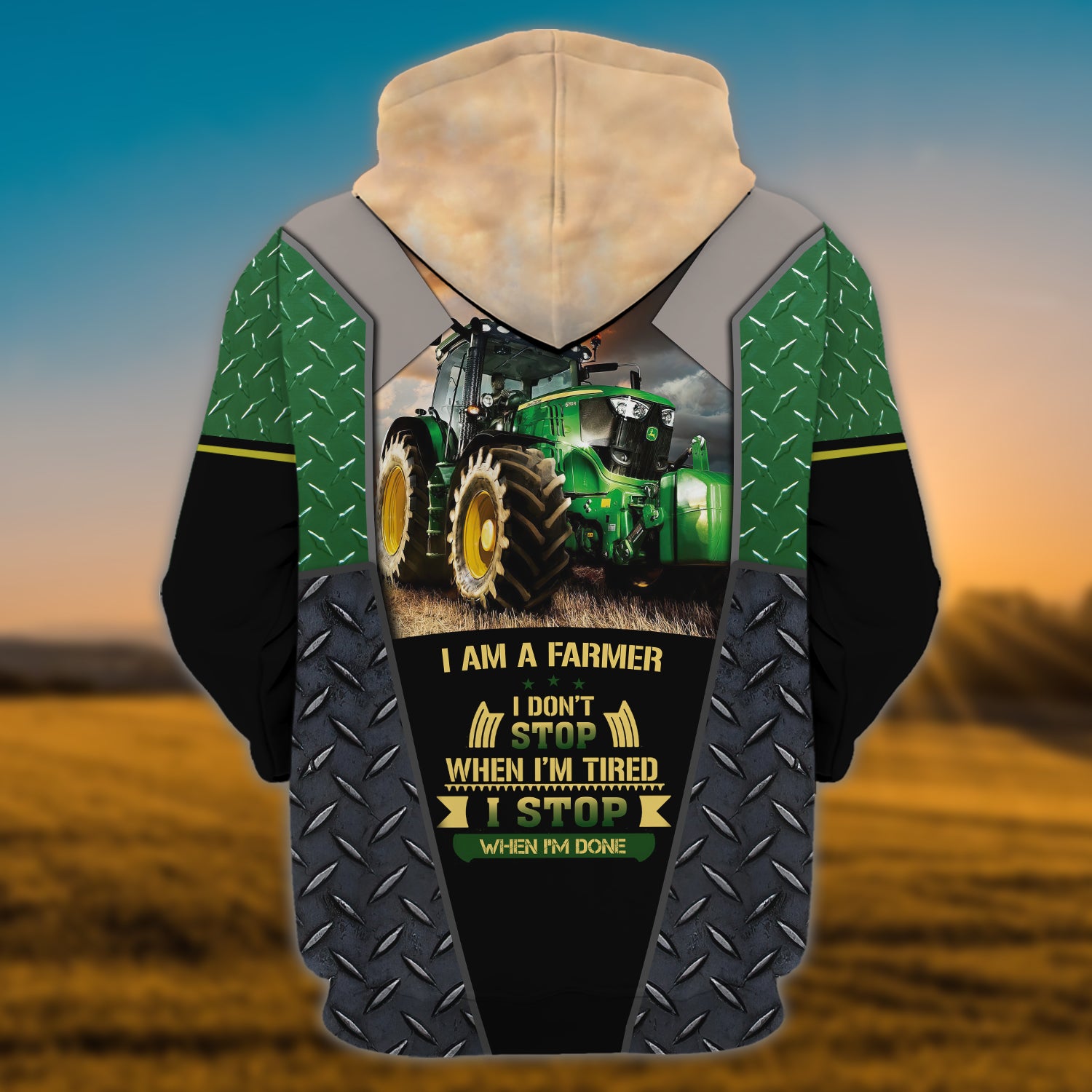 Farm - Personalized Name 3D Hoodie - dat93-023