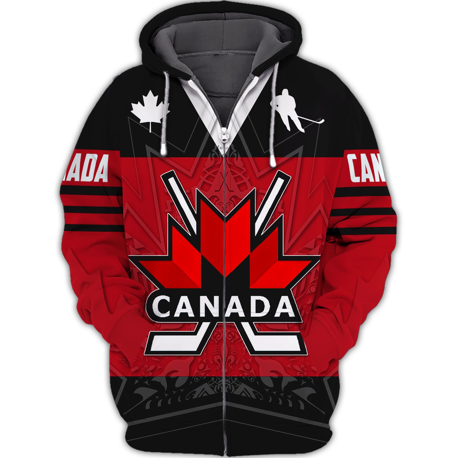 Hockey Canada - 3D Zipper Hoodie 1349