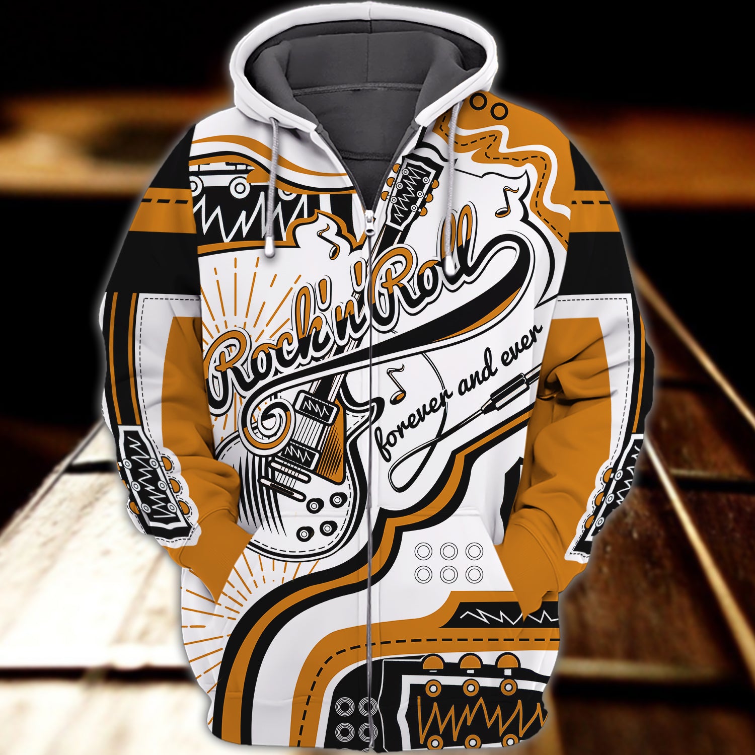 Rock'n'Roll Guitar 3d Full Print TD96