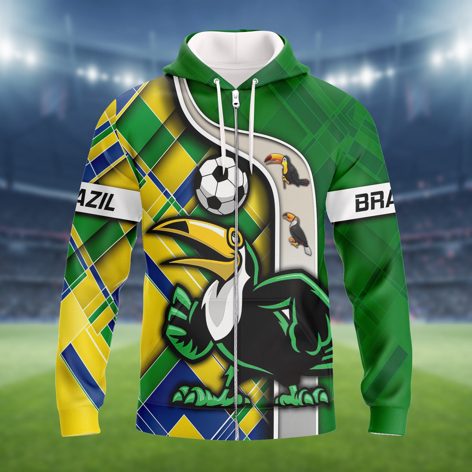 Brazil Fans Toucan Design Shirt 3D Tshirt For The Brazil Fans