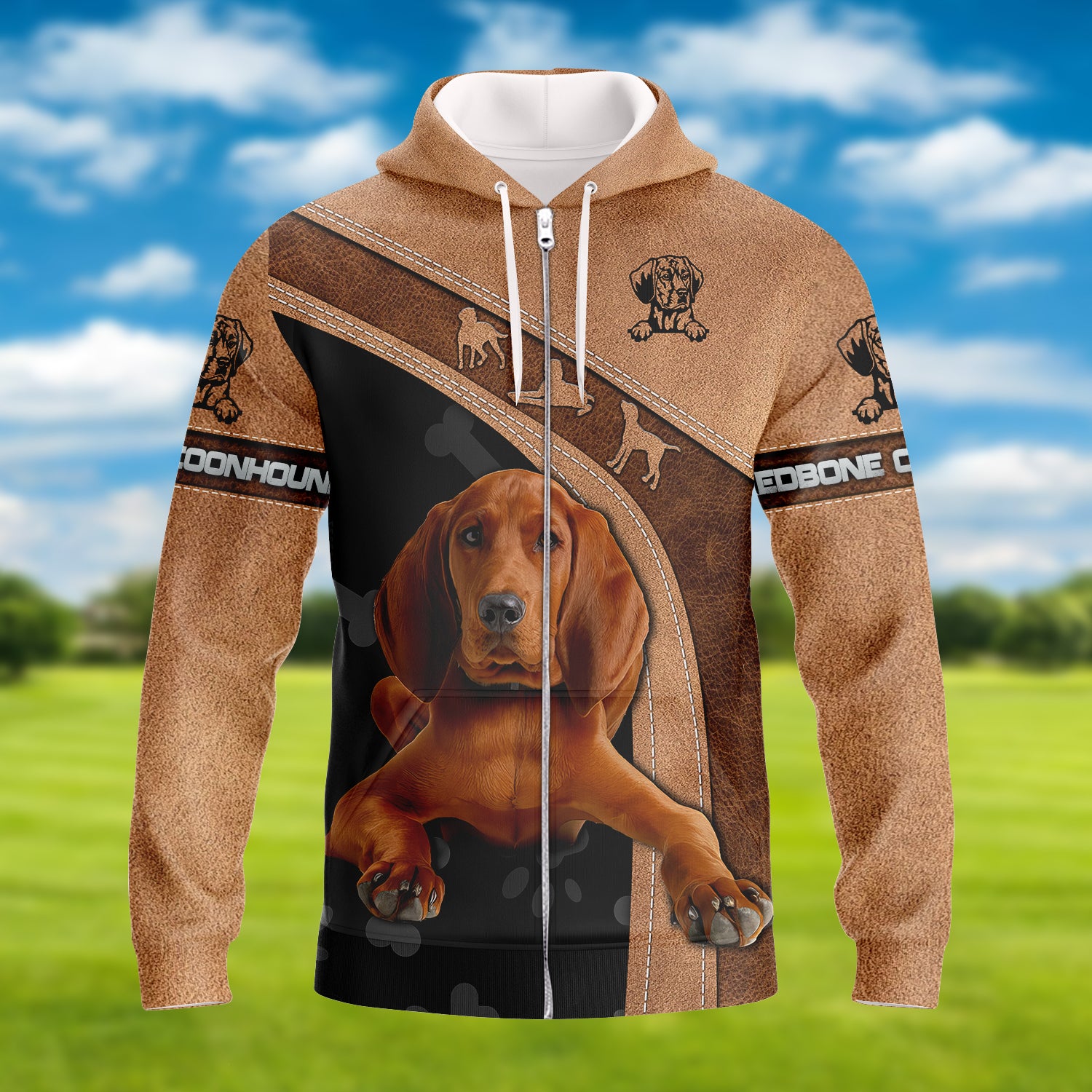 Redbone Coonhound - 3D Full Print - Tad 386