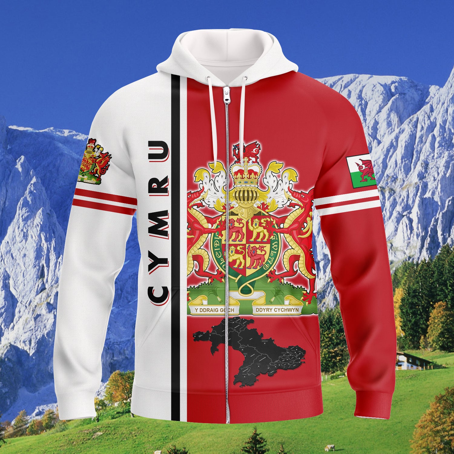 Cymru - 3D Full Print - 1386
