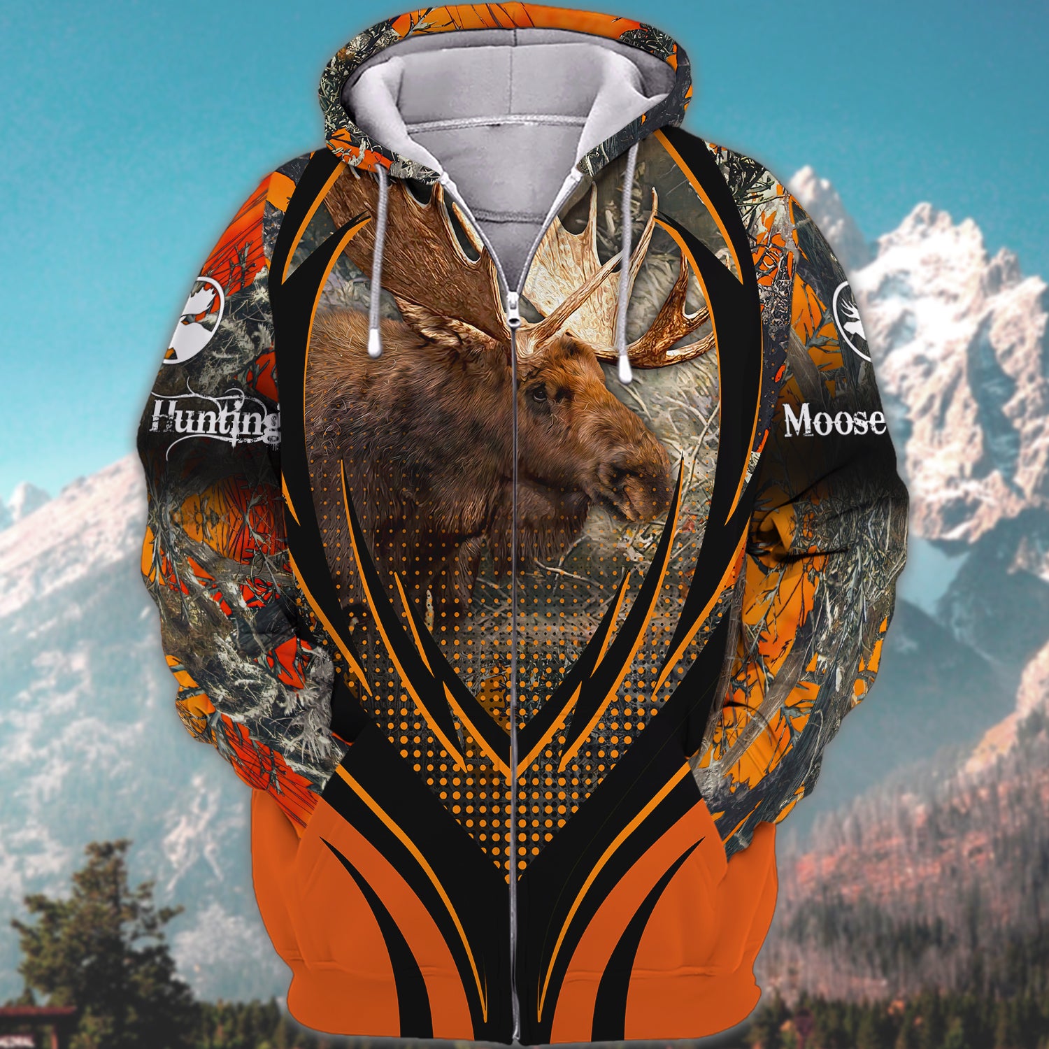 Moose Hunting - 3D Full Print Shirts - Tad 525