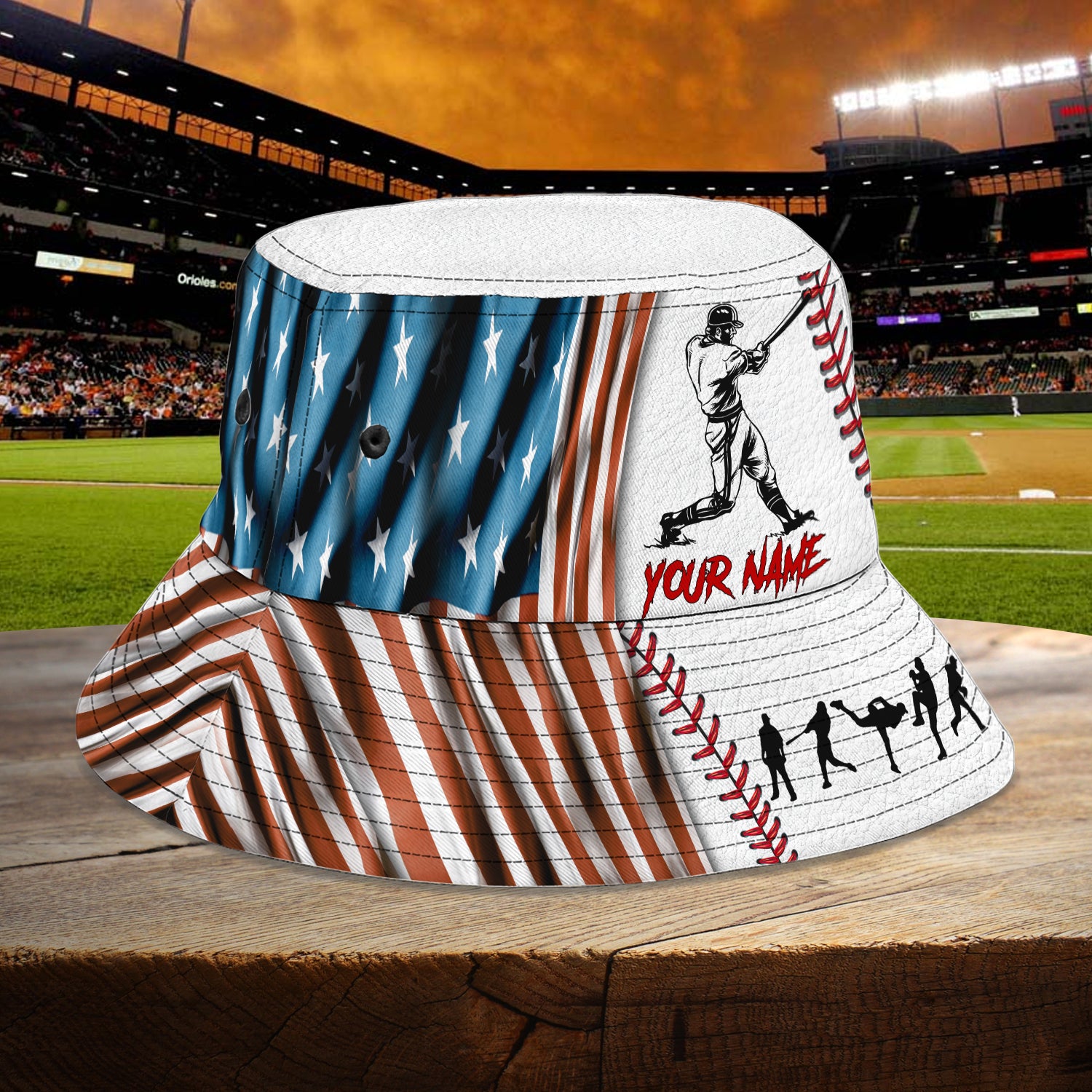 Custom Bucket Hat - Baseball - Fuly 17
