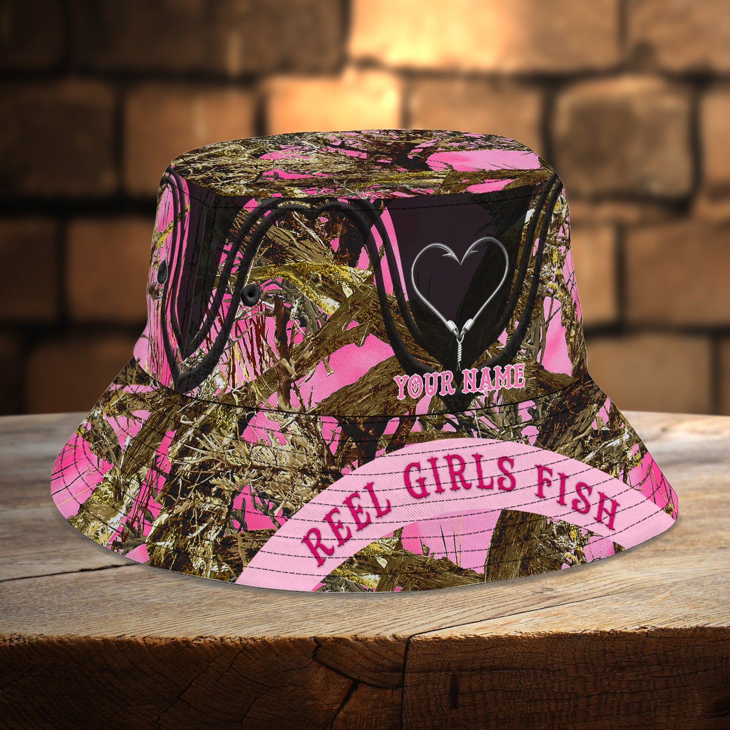 Bucket Hat - Reel Girls Fish 180601 - 16hb