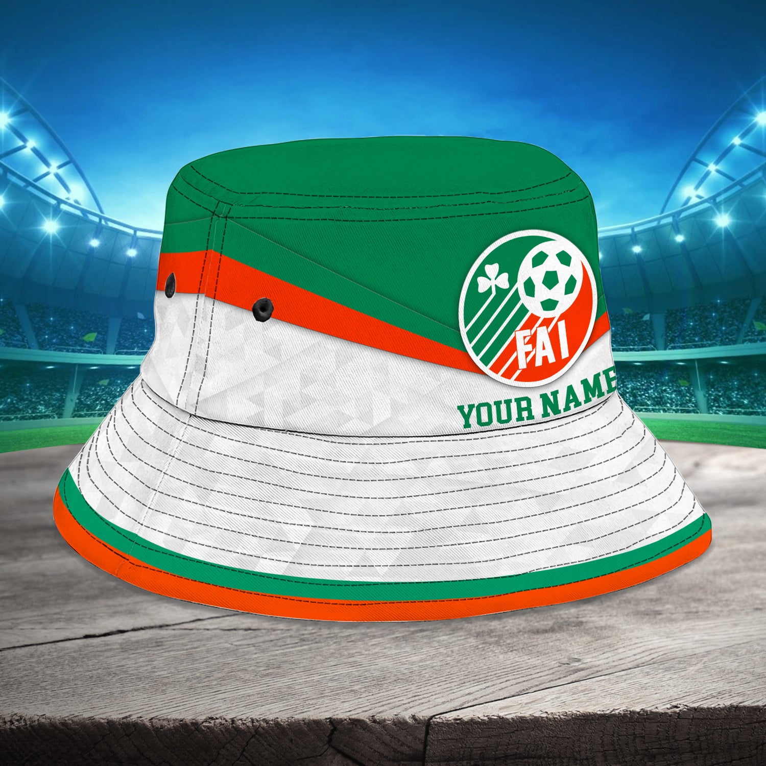 Football 2- Custom Bucket Hat - Loop - H9h3-664