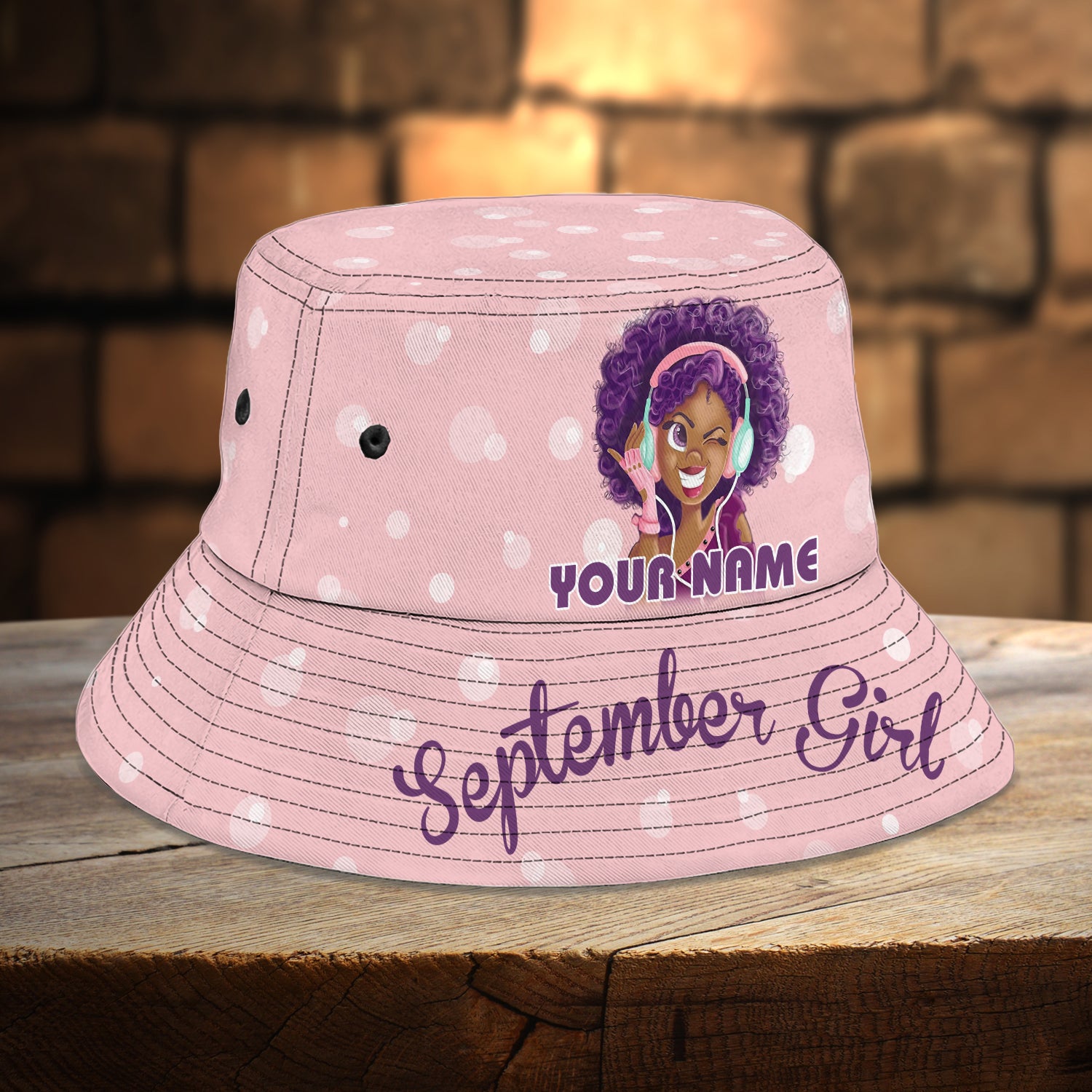 Custom Bucket Hat - September