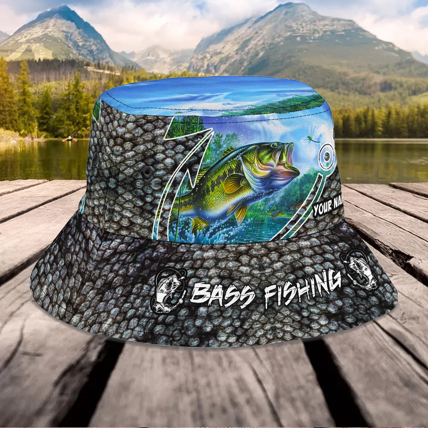 Custom Bucket Hat - Fishing1 - BY97