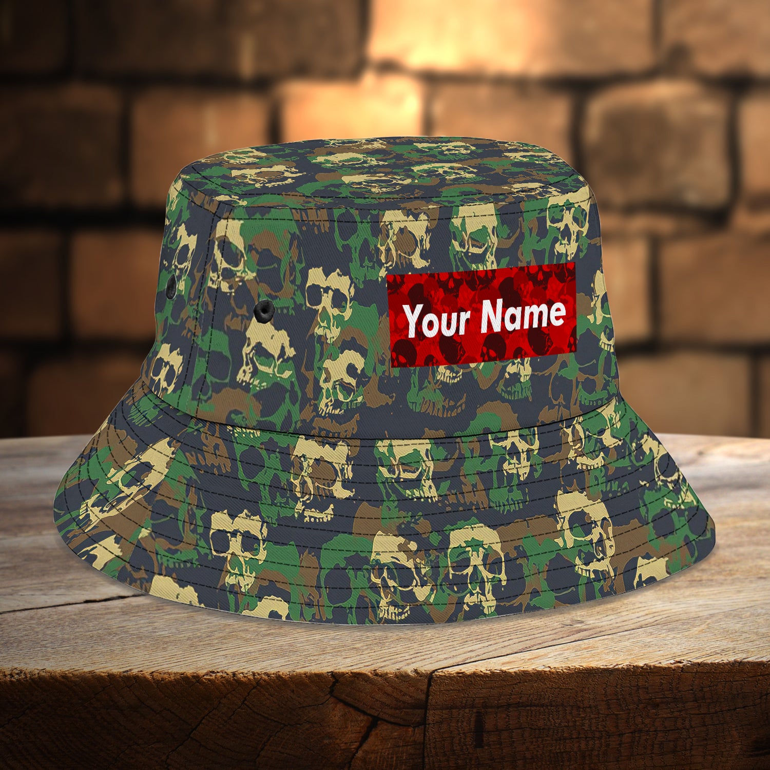 Custom Bucket Hat - Skull - Vhv-bucket-002