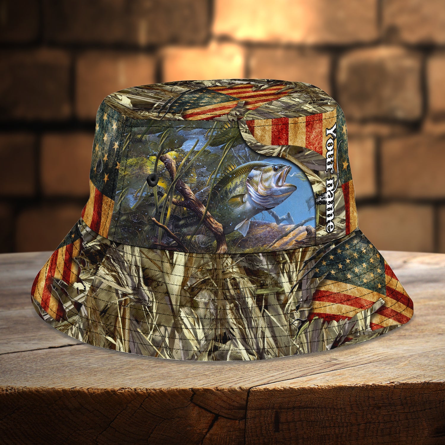 Custom Bucket Hat - Fishing - Fuly 10