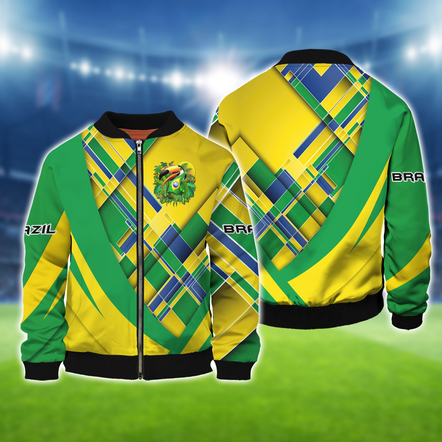 Brazil Fans Toucan Design Shirt 3D Tshirt For The Brazil Fans