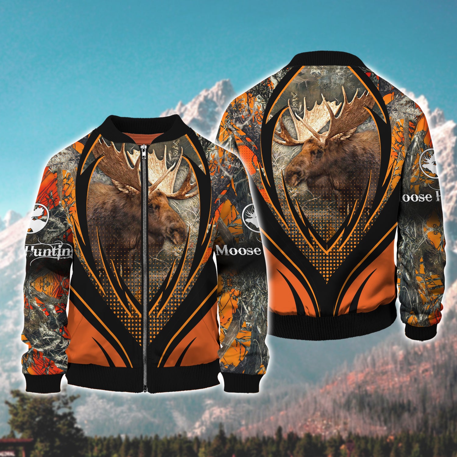Moose Hunting - 3D Full Print Shirts - Tad 525