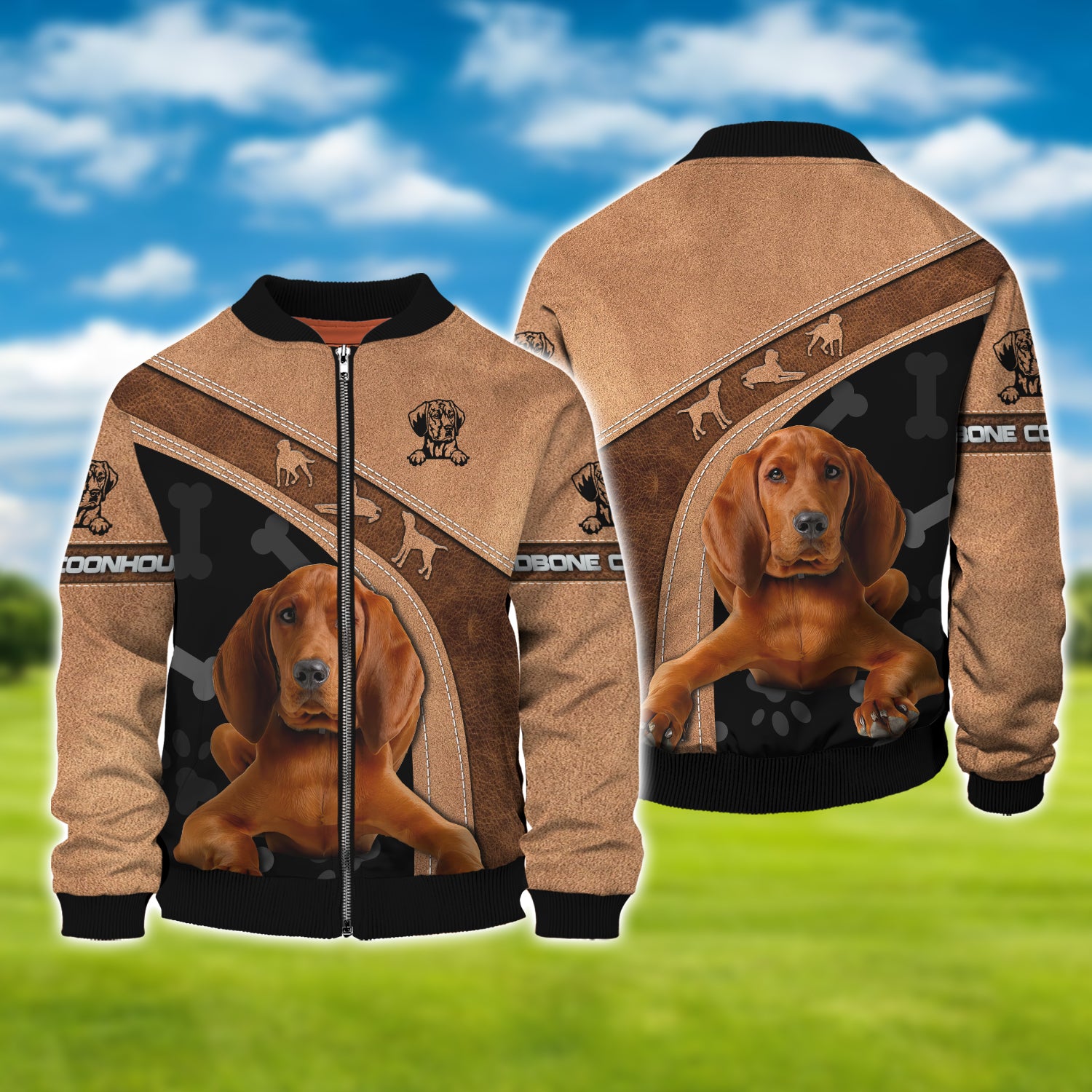 Redbone Coonhound - 3D Full Print - Tad 386