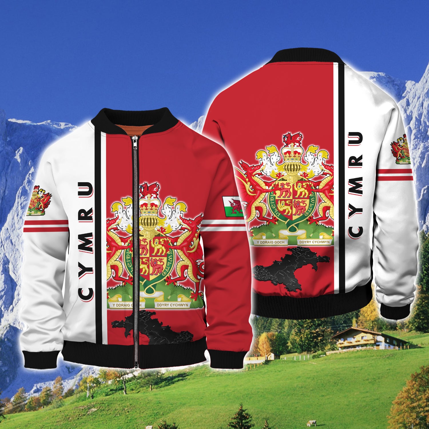 Cymru - 3D Full Print - 1386