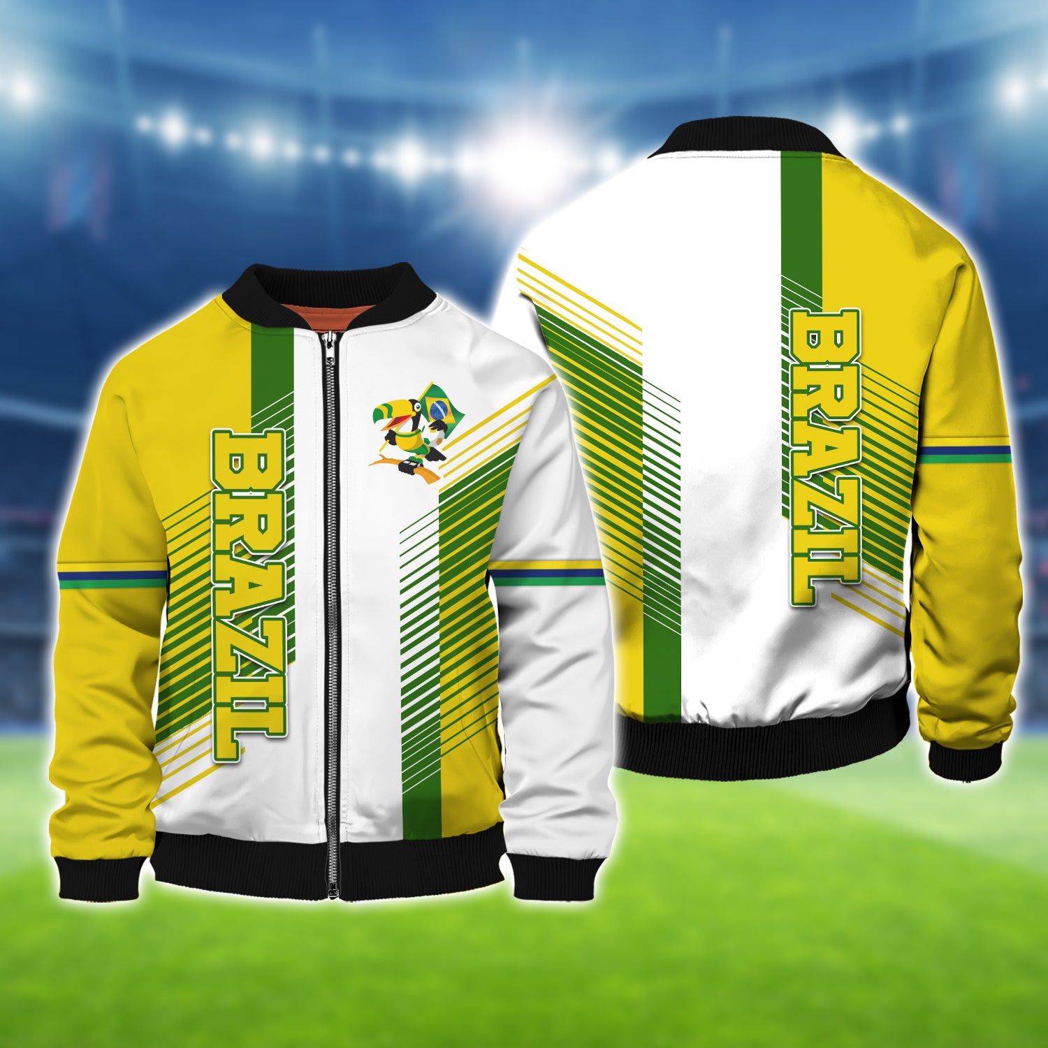 Brazil Fans Toucan Design Shirt 3D Printed Tshirt For The Brazil Fans