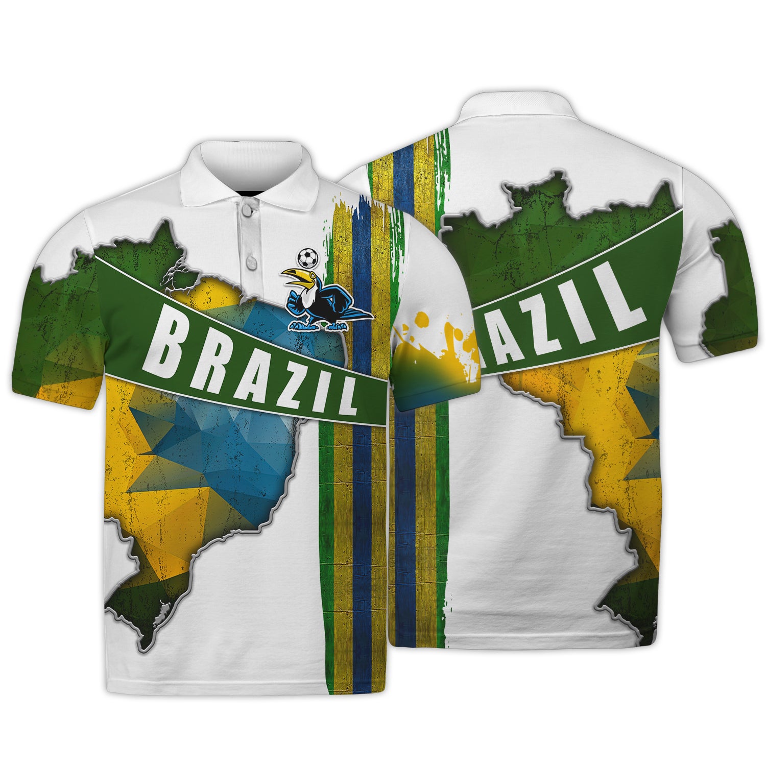 Brazil Fans Toucan Design Shirt 3D Tshirt For The Brazil Fans