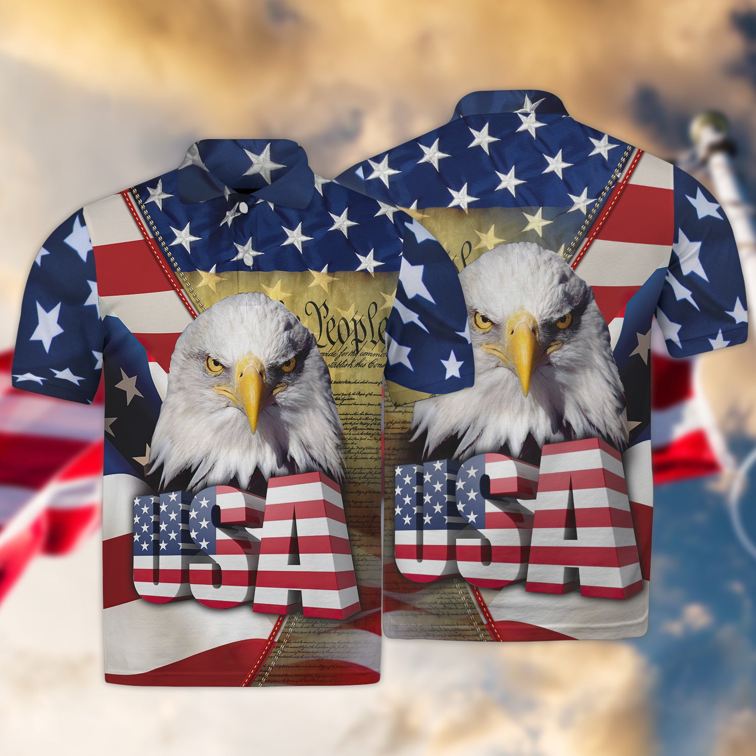 Eagle American Hawaiian Shirt - Independence Day Is Coming - 3D Full Print