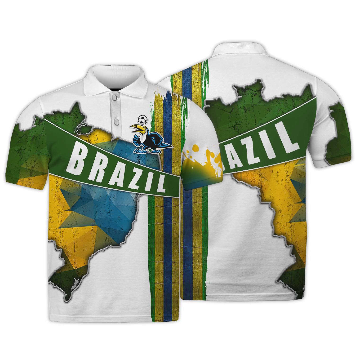 Brazil Fans Toucan Design Shirt 3D Tshirt For The Brazil Fans