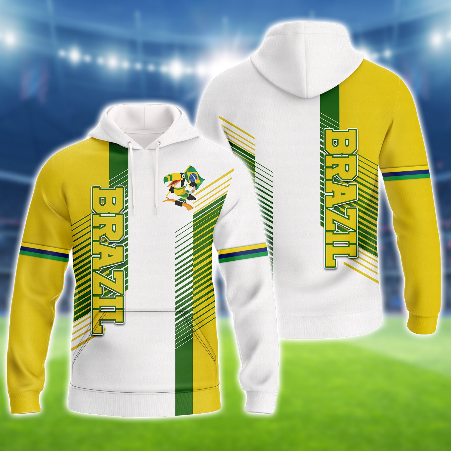 Brazil Fans Toucan Design Shirt 3D Printed Tshirt For The Brazil Fans