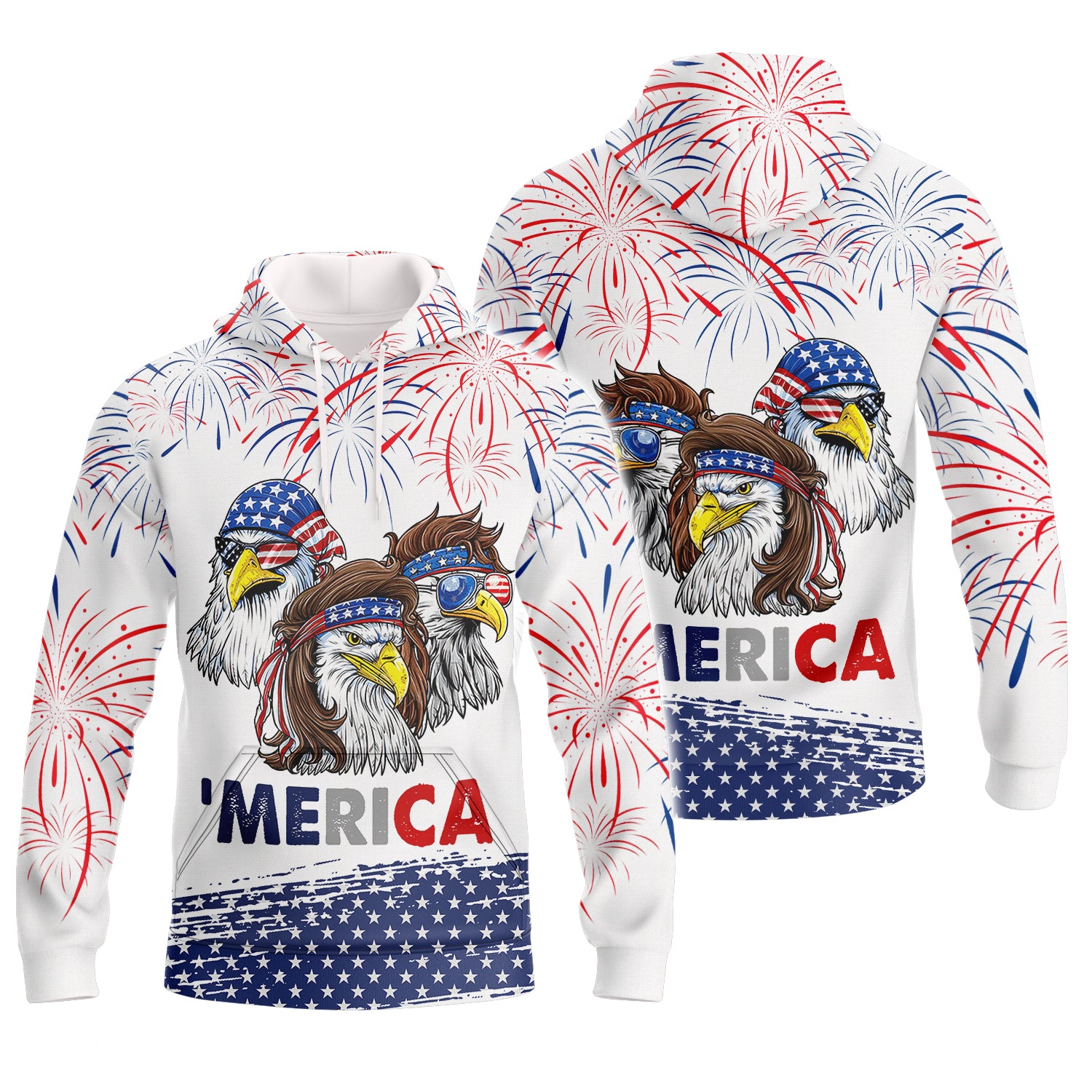 Eagle American Hawaiian Shirt - Independence Day Is Coming - 3D Full Print