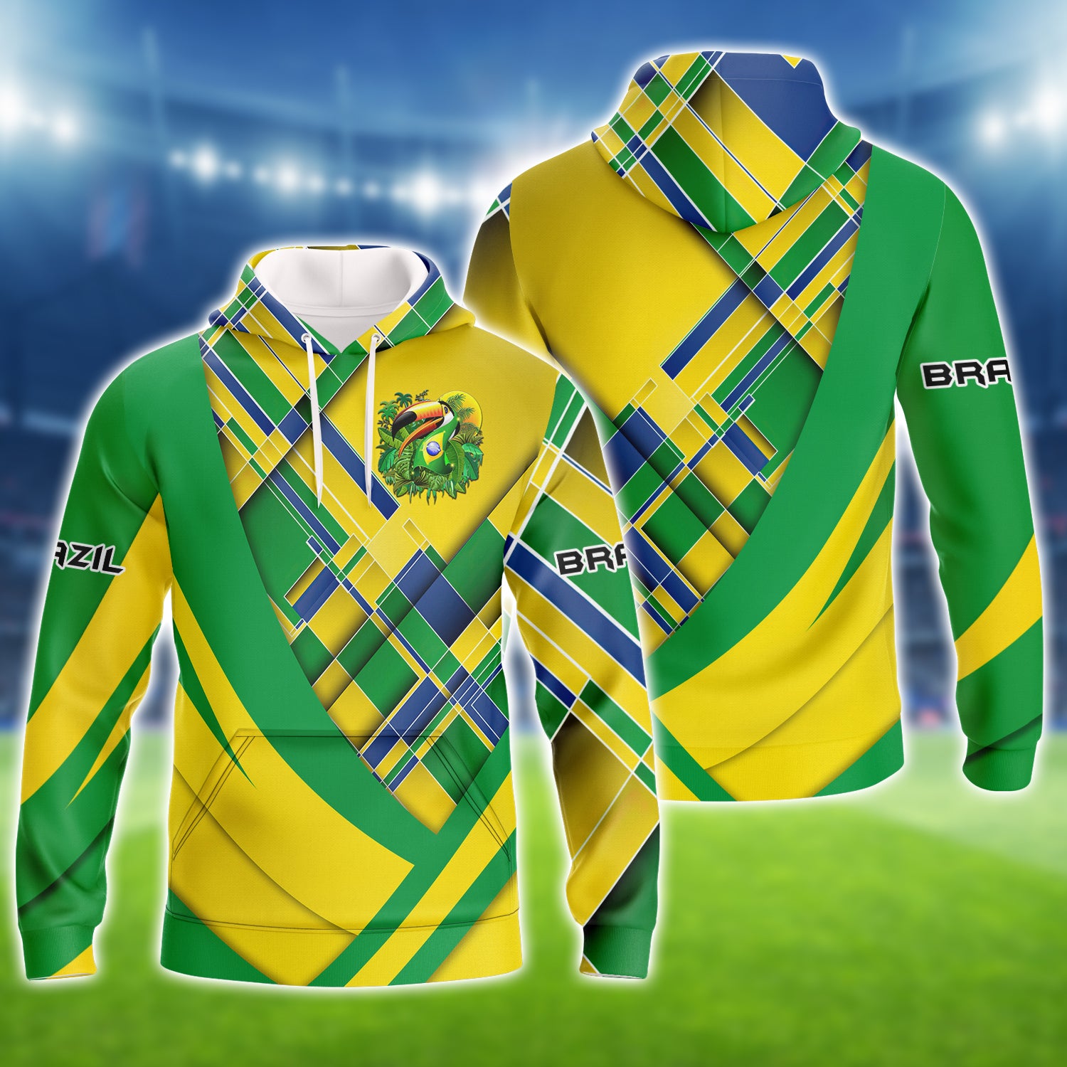 Brazil Fans Toucan Design Shirt 3D Tshirt For The Brazil Fans