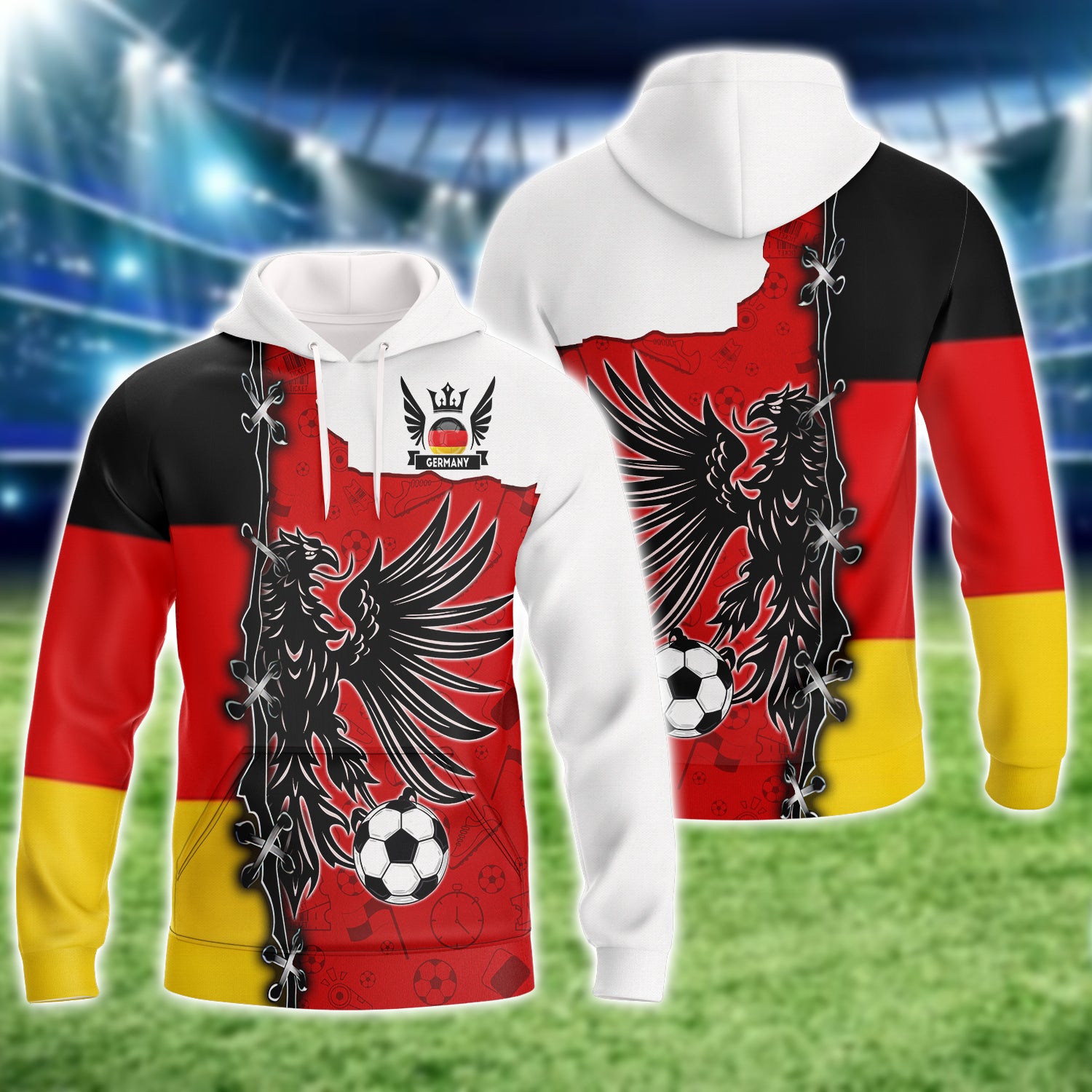 Germany Football Fans Graphic Design 3D Printed Tshirt For The Germany Fans