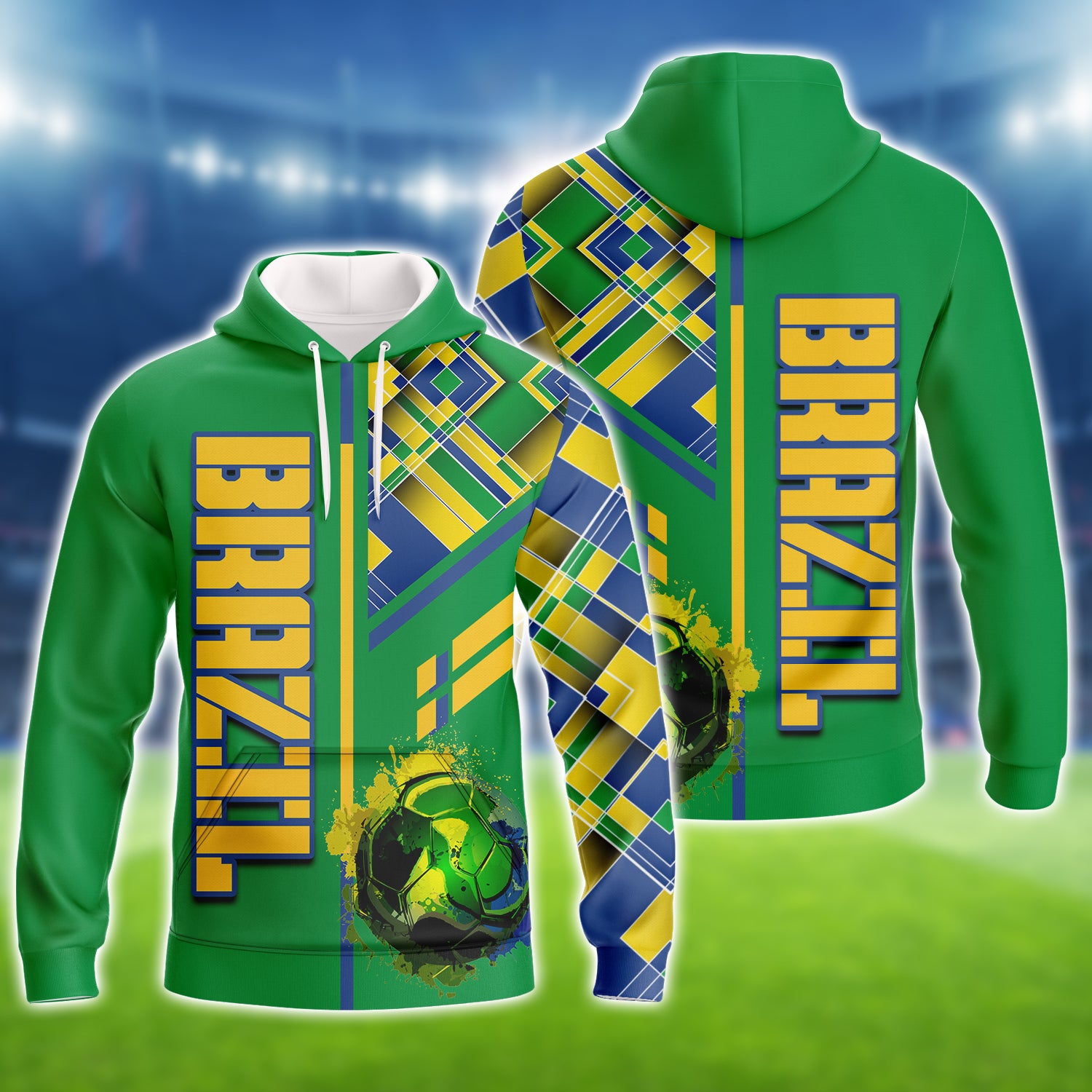 Brazil Fans Design Shirt 3D Tshirt For The Brazil Fans