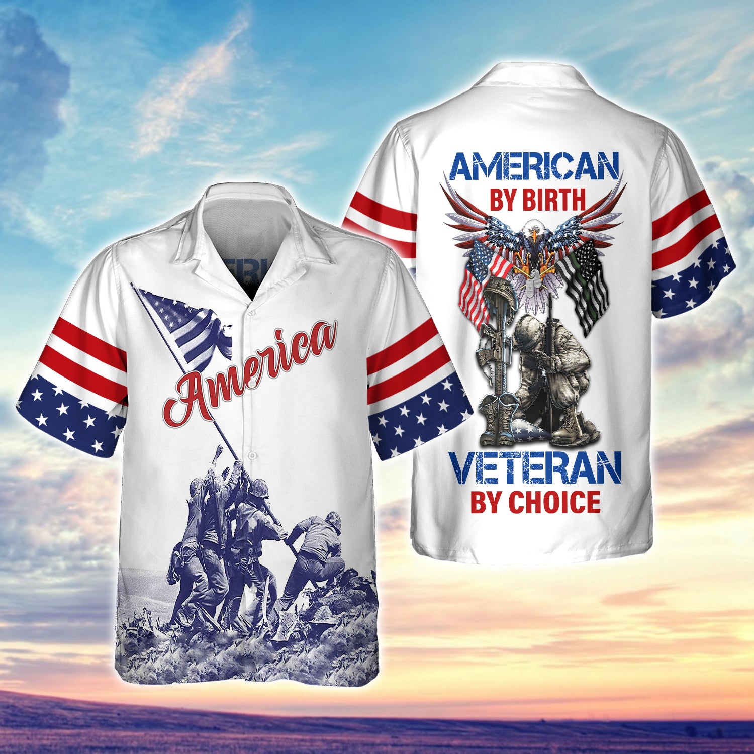 American By Birth Veteran By Choice 3D Full Print Tad 508