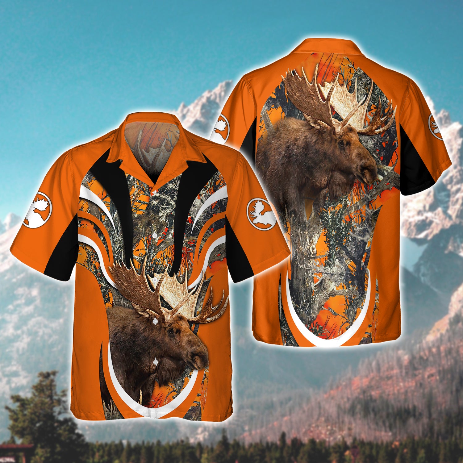 Moose Hunting - 3D Full Print Shirts - Tad 526
