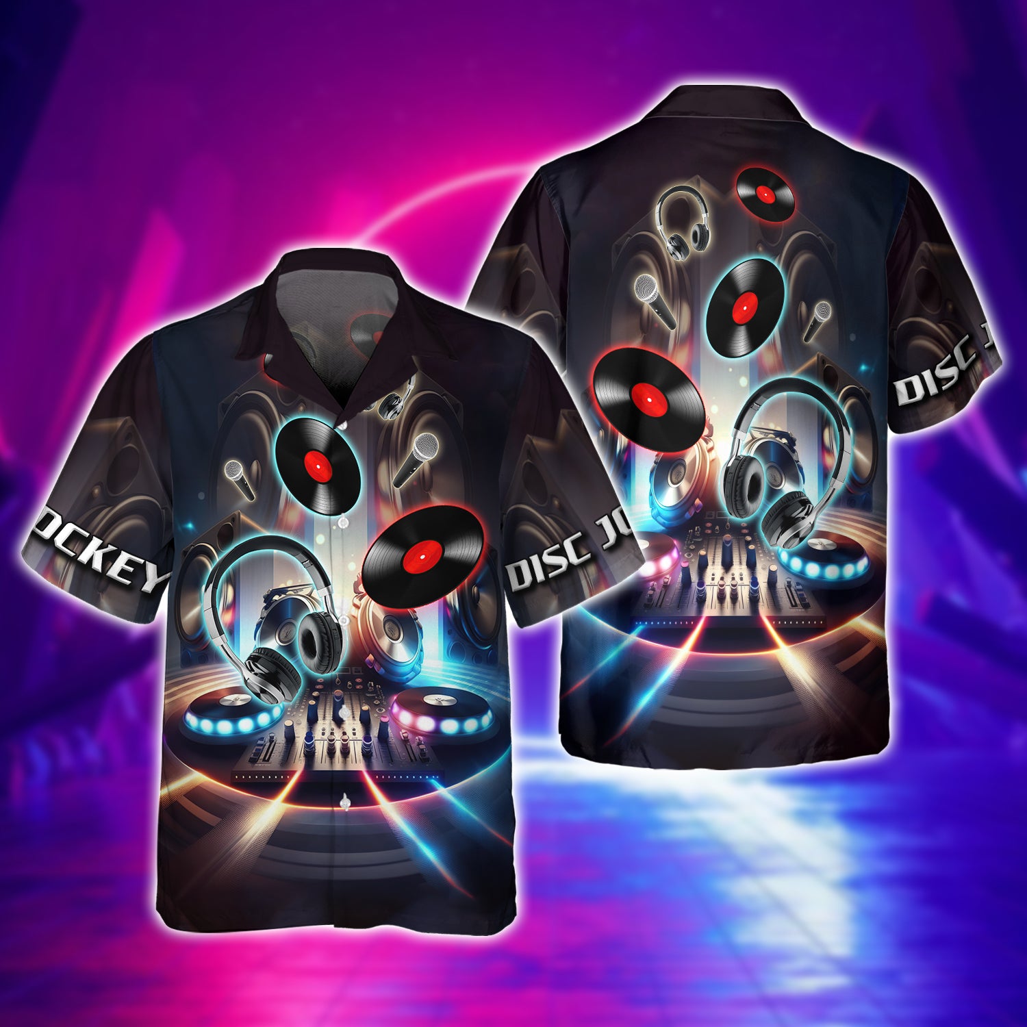 Disc Jockey Mid 3D Shirts