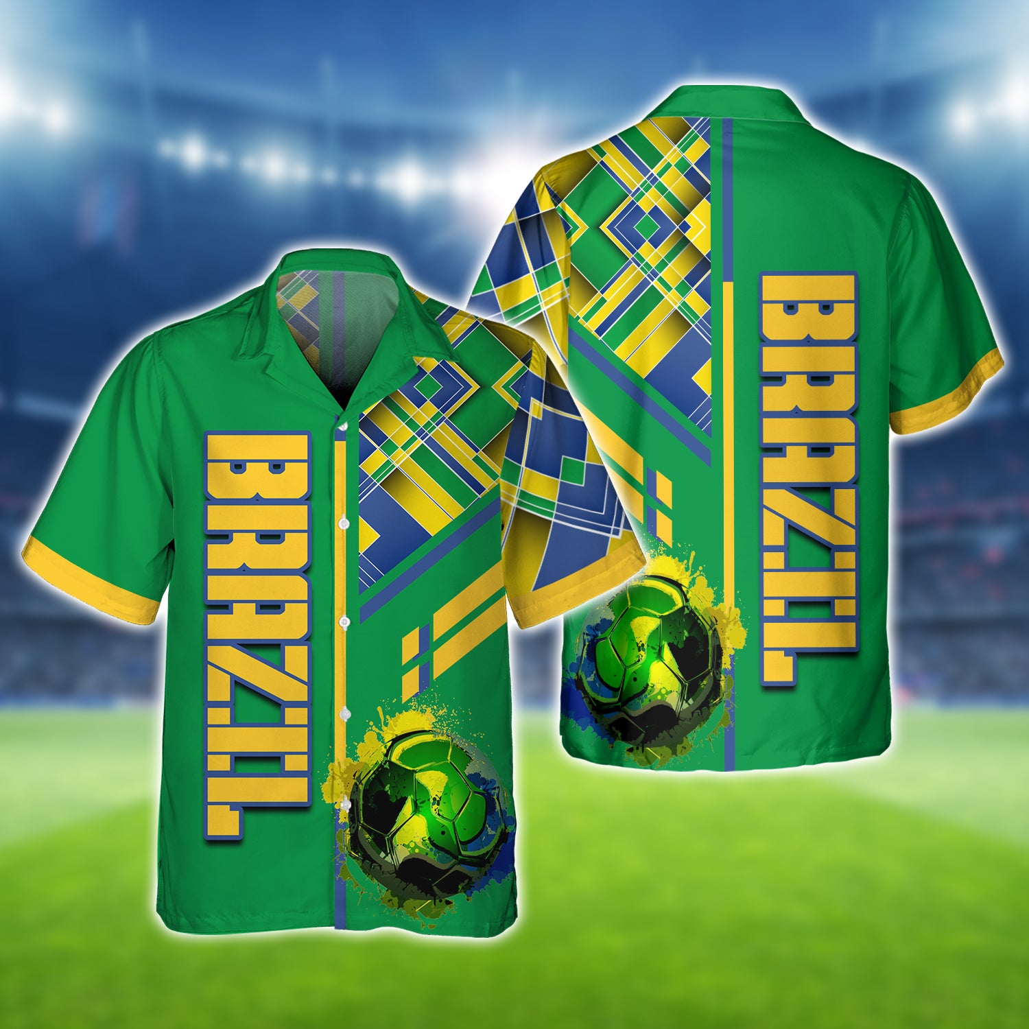 Brazil Fans Design Shirt 3D Tshirt For The Brazil Fans