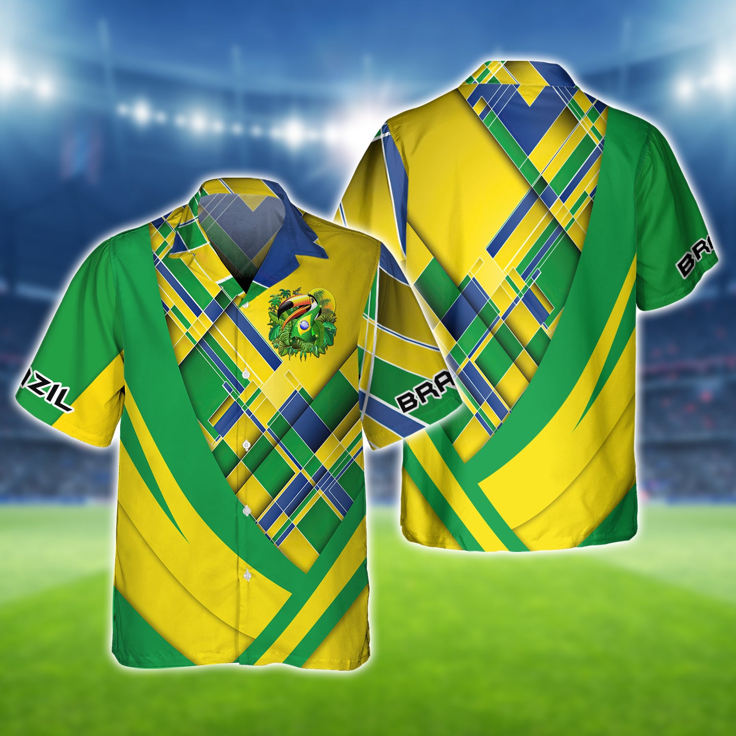 Brazil Fans Toucan Design Shirt 3D Tshirt For The Brazil Fans