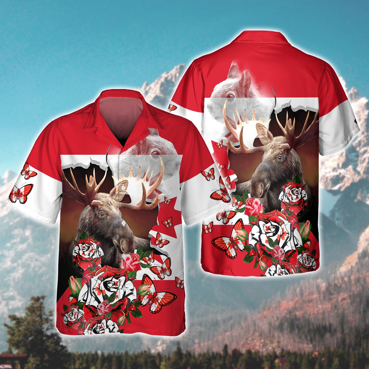 Moose Hunting Canada - 3D Full Print Shirts - Tad 528