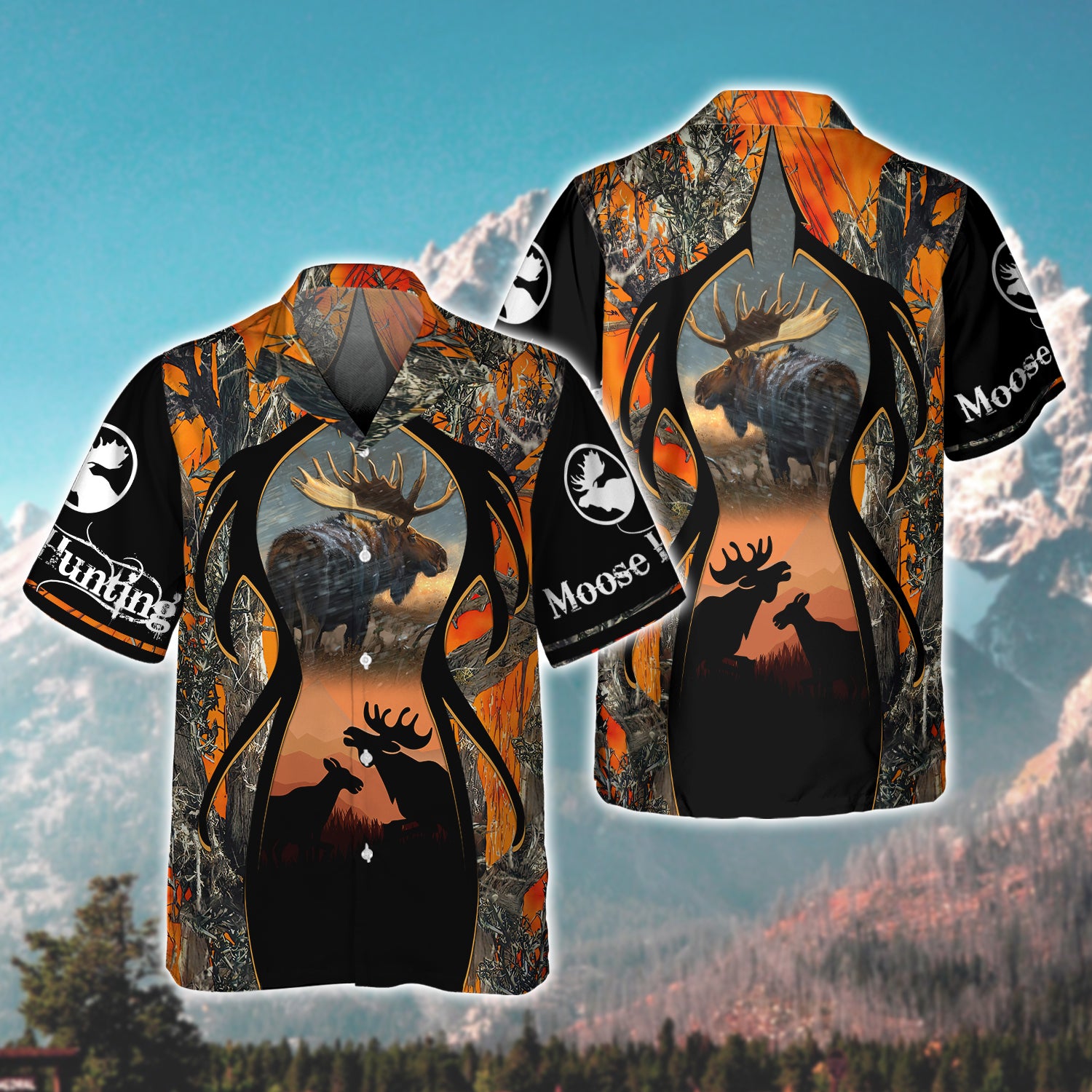 Moose Hunting - 3D Full Print Shirts - Tad 524