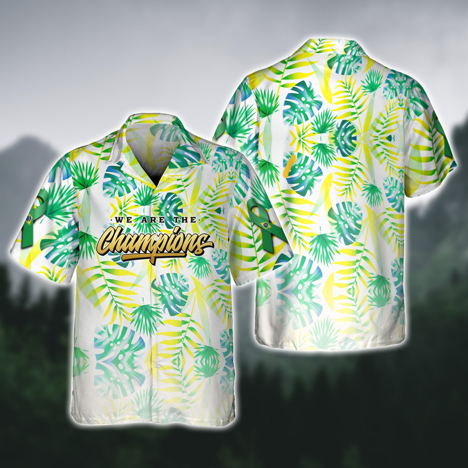 Brazil Fans Pattern Design Shirt 3D Printed Tshirt For The Brazil Fans