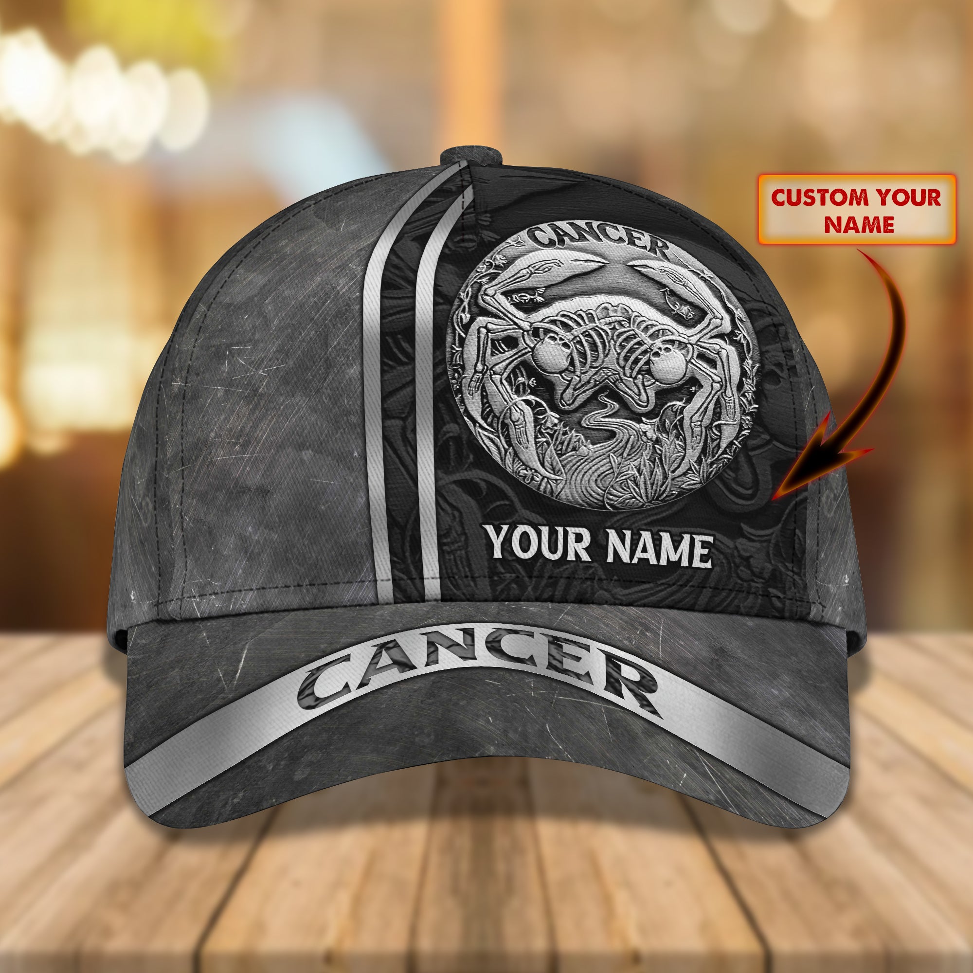 Cancer - Personalized Name Cap - Hadn