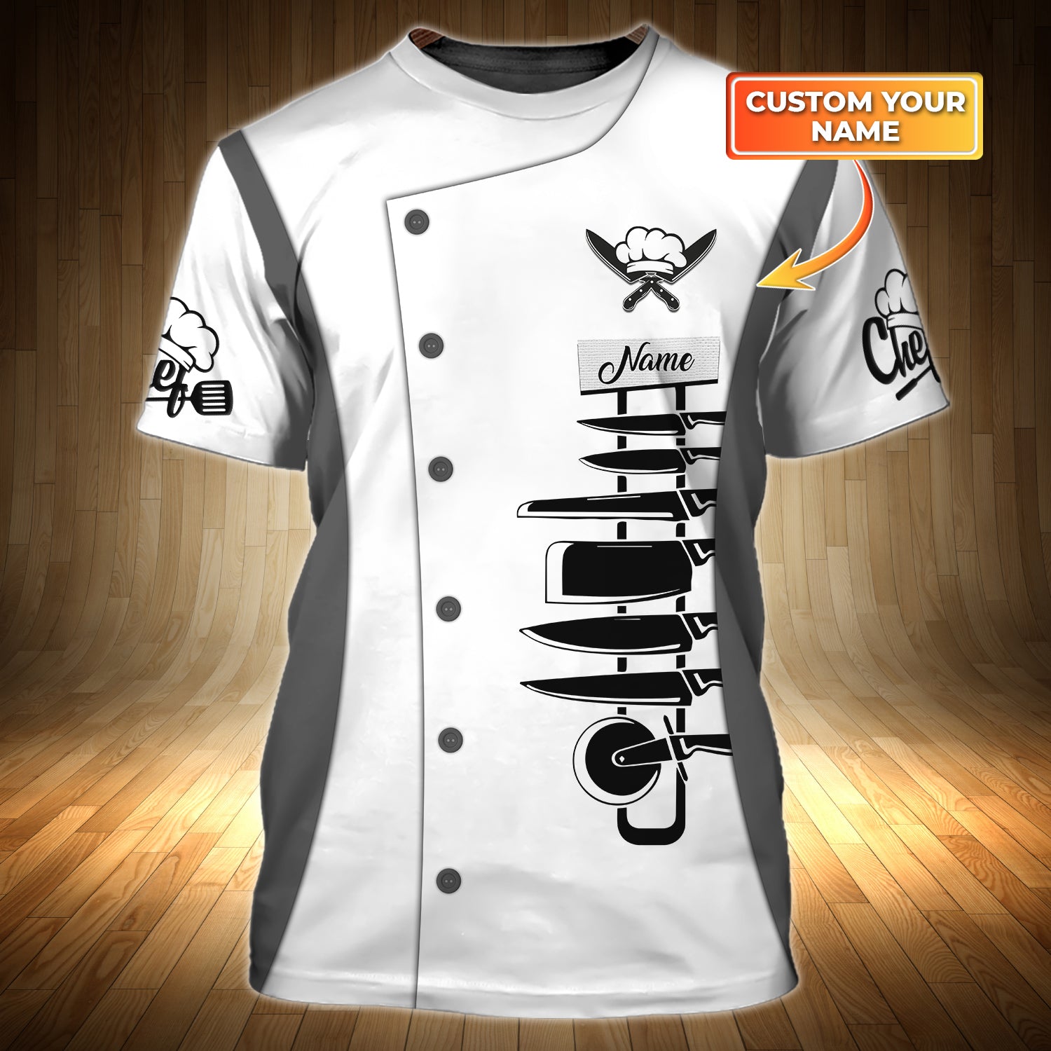 Chef CooK Personalized Name 3D Tshirt 73 RinC98